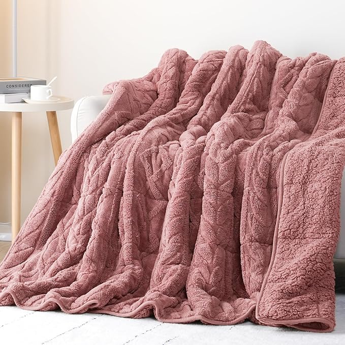 Cottonblue Jacquard Weighted Blanket 15 lbs by Cottonblue