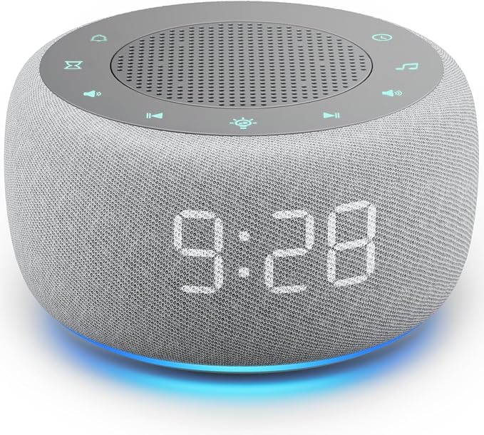 Buffbee Alarm Clock with Sound Machine by BUFFBEE