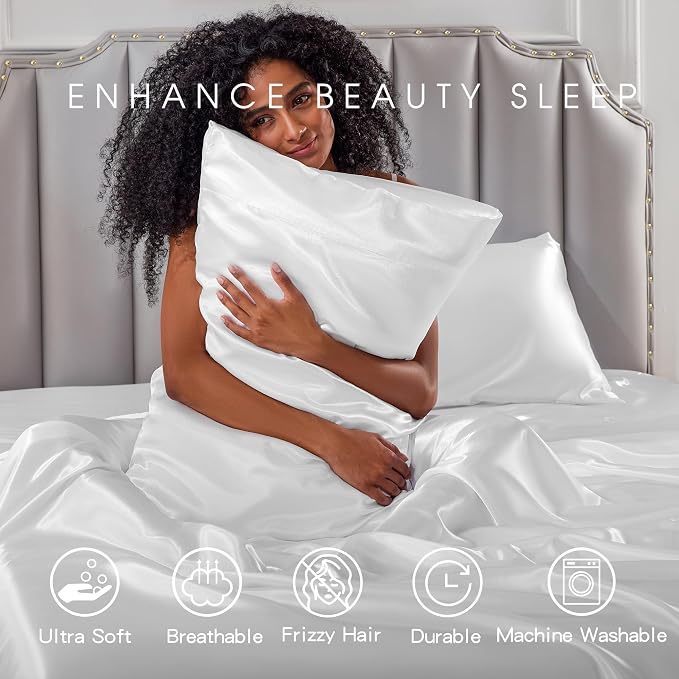 FreshCulture Satin Sheets Full Size - Image 7