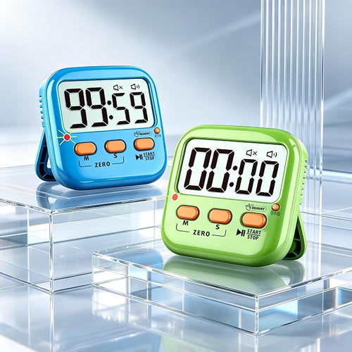 2 Pack Digital Timer for Kids, Magnetic Kitchen Timers for Cooking, Oven Baking - Image 2
