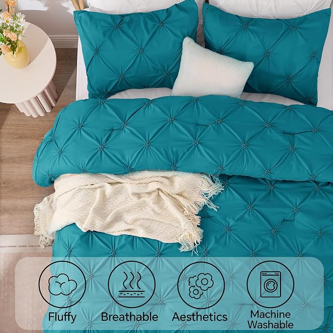 BEDELITE Teal Queen Comforter Set - Image 5