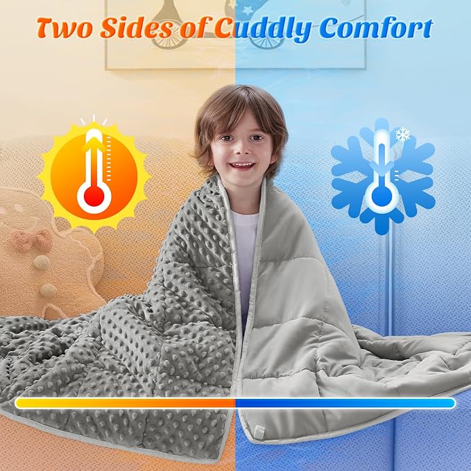 anfie Weighted Blanket Kids Weighted Blanket Cooling Blanket - Image 2