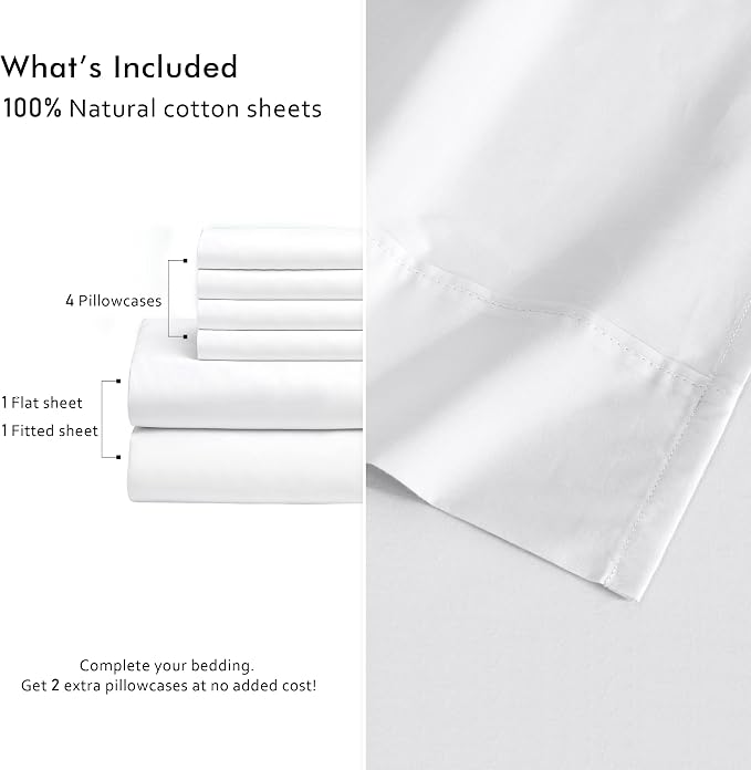RUVANTI 6 Pcs Cotton Sheets - Image 4