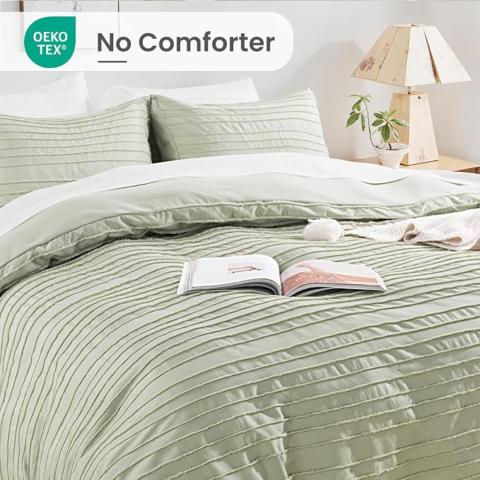 NEXHOME PRO Twin Duvet Cover, 2 Pieces Boho Tufted Duvet Cover Set, Soft and - Image 5