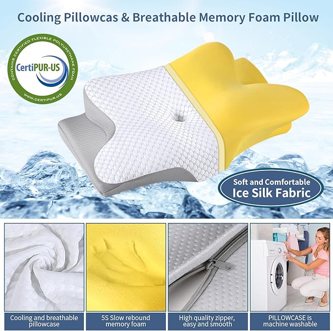 Cervical Neck Pillow for Sleeping - Image 2