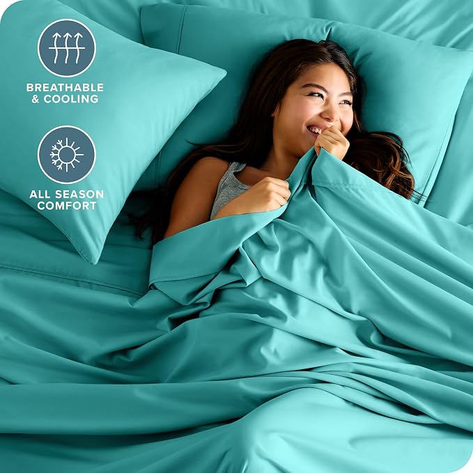 Bare Home Split Head Flex King Sheet Set - Image 4