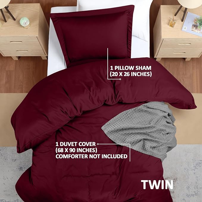 Utopia Bedding Duvet Cover Twin Size - Image 2