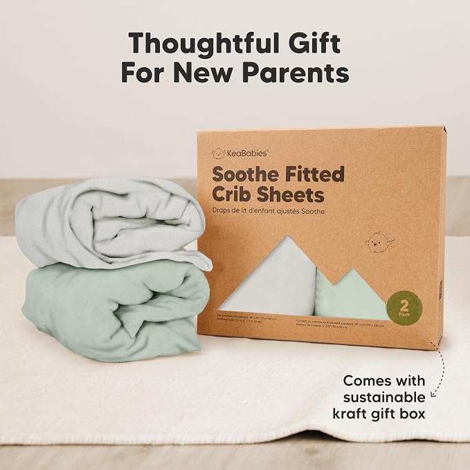KeaBabies 2-Pack Organic Crib Sheets - Image 9