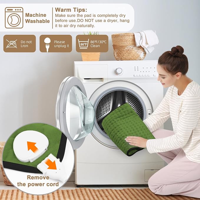 Deepsoon Heating Pad, Electric Heating Pads - Image 6