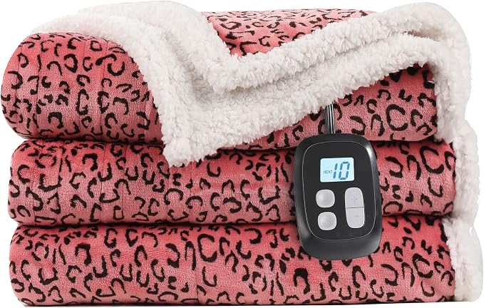 LaffyLo Electric Heated Blanket Full Size 72 x 84, Fast Heating Blanket - Image 8