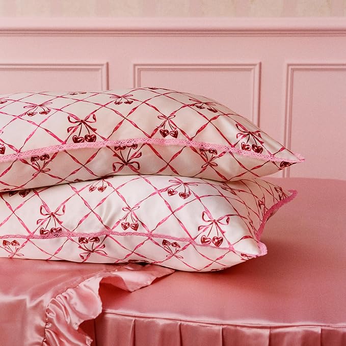 slip Queen Silk Pillowcase – Sweet Cherry Limited Edition - Image 4