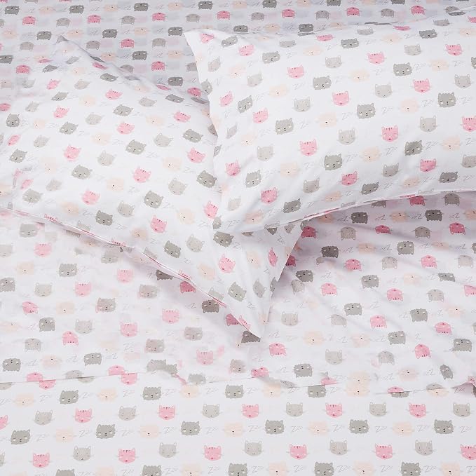 Amazon Basics 4-Piece Kid's Breathable Microfiber Sheet Set, Soft Easy-Wash - Image 3