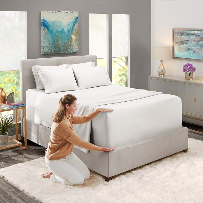 Hearth & Harbor 6Pc King Size Bed Linen Set - Image 3