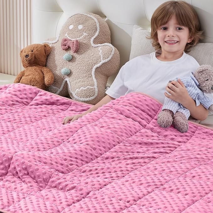 anfie Weighted Blanket Kids Weighted Blanket Cooling Blanket - Image 4