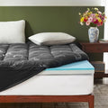 BEDLORE 4 Inch Memory Foam Mattress Topper Queen, 2-in-1 Dual Layer Design by Bedlore