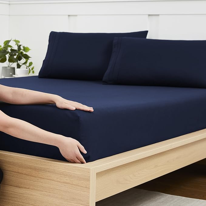 King Size Fitted Sheet Only by SweetHomeCollection