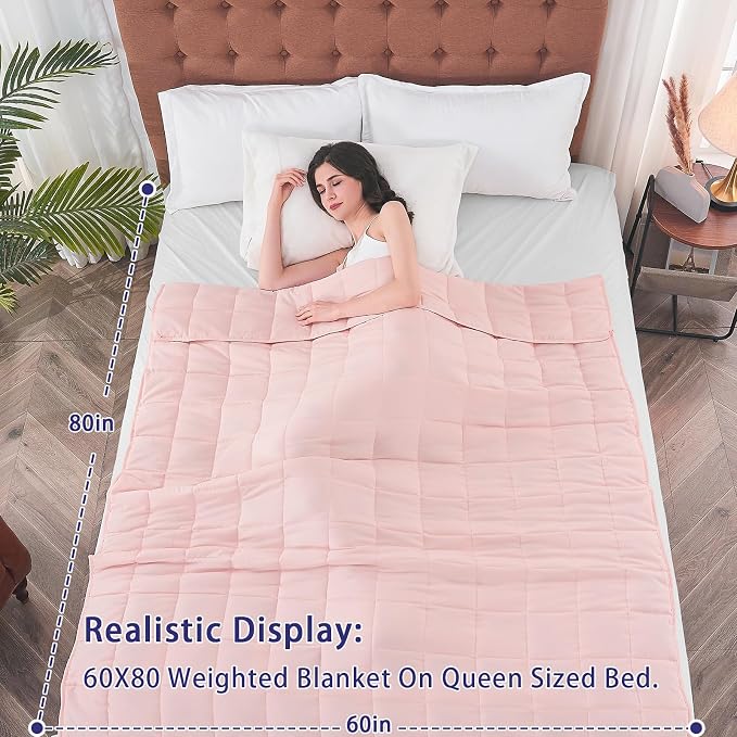 yescool Weighted Blanket for Adults Cooling Heavy Blanket for Sleeping Perfect - Image 2