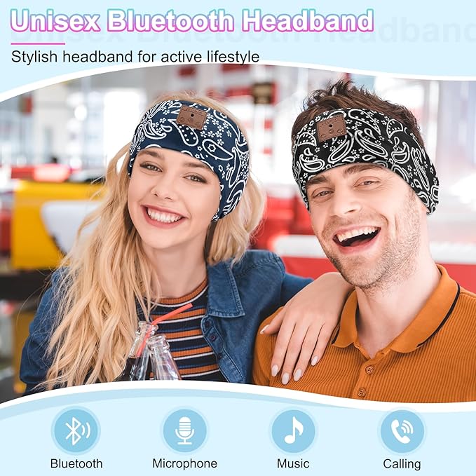Sleeping Headphones, Wireless Headband - Image 3
