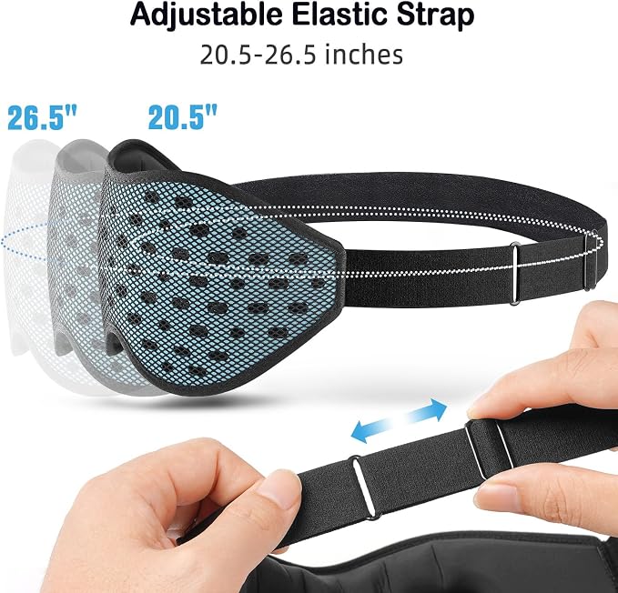 LitBear Breathable Sleep Mask, 3D Eye Mak Sleep - Image 6