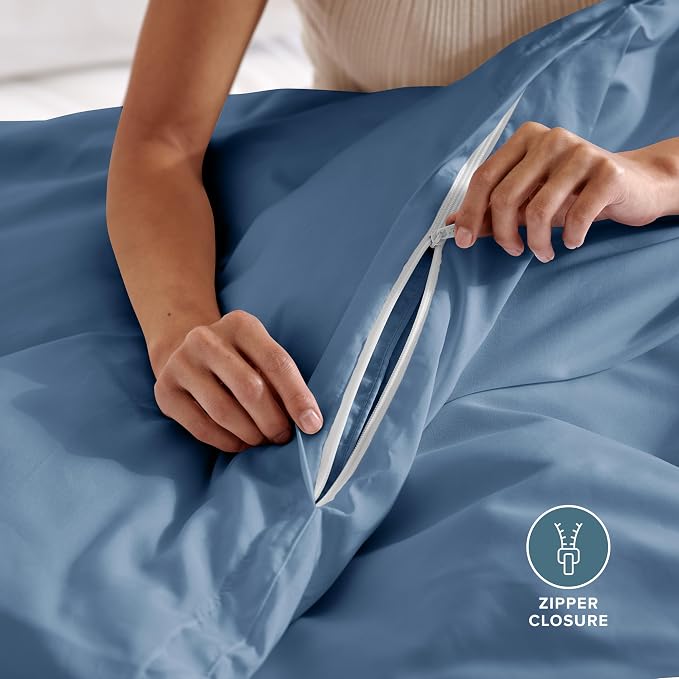 Bare Home Bedding Duvet Cover Queen Size - Image 6