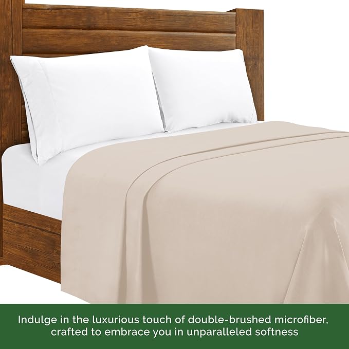 Luxury Flat Sheet on Amazon Elegant Comfort Wrinkle-Free 1500 Premier Hotel - Image 5