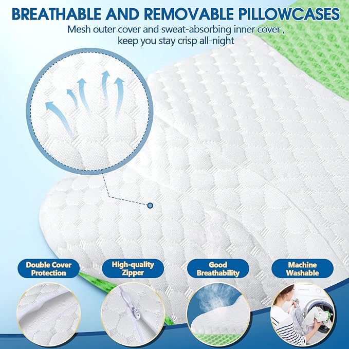 CHxxy Memory Foam Pillows, Cervical Pillow - Image 5