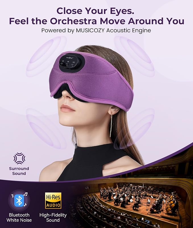 MUSICOZY 3D Bluetooth Sleep Mask - Image 5