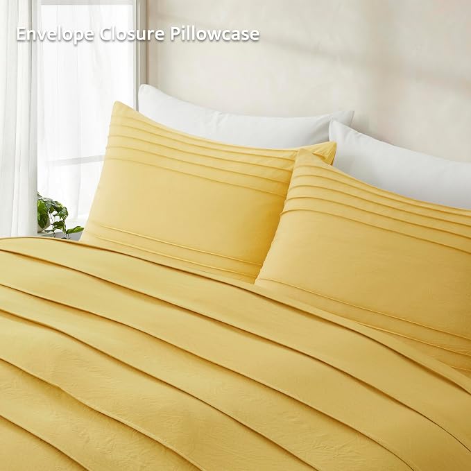Oli Anderson Mist Yellow Duvet Cover Queen Size - Image 5