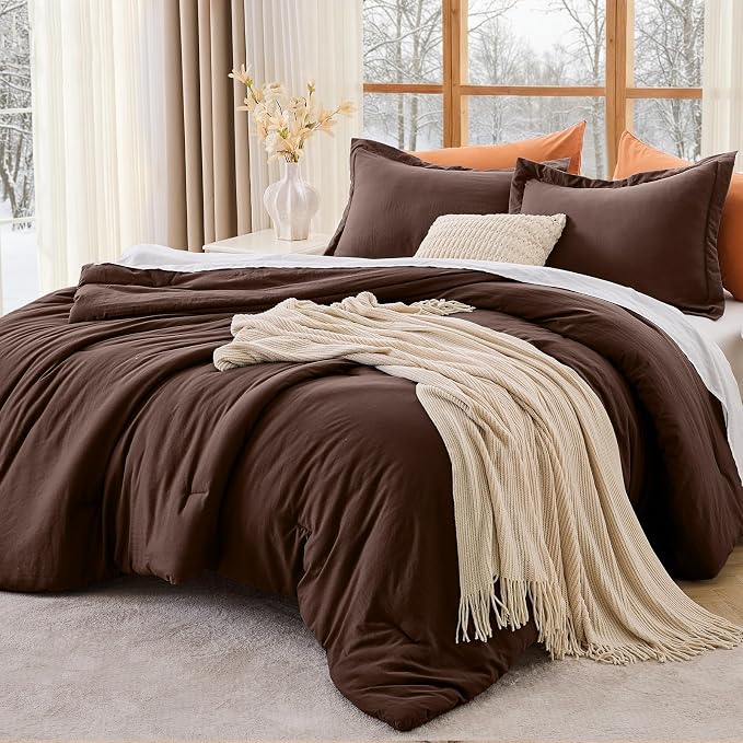 MUXHOMO Full Comforter Sets, All Season Ultra Soft Down Alternative Bedding by MUXHOMO