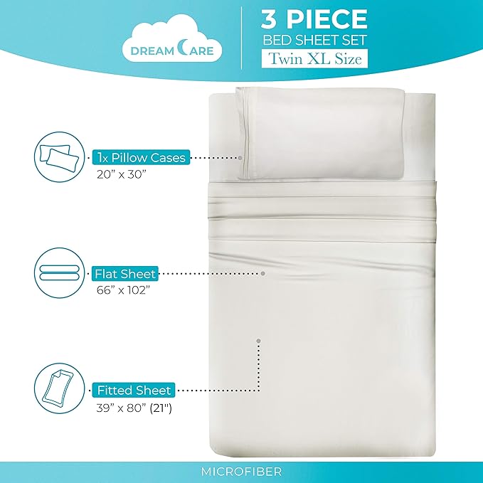 DREAMCARE Twin XL Sheet Sets - Image 4