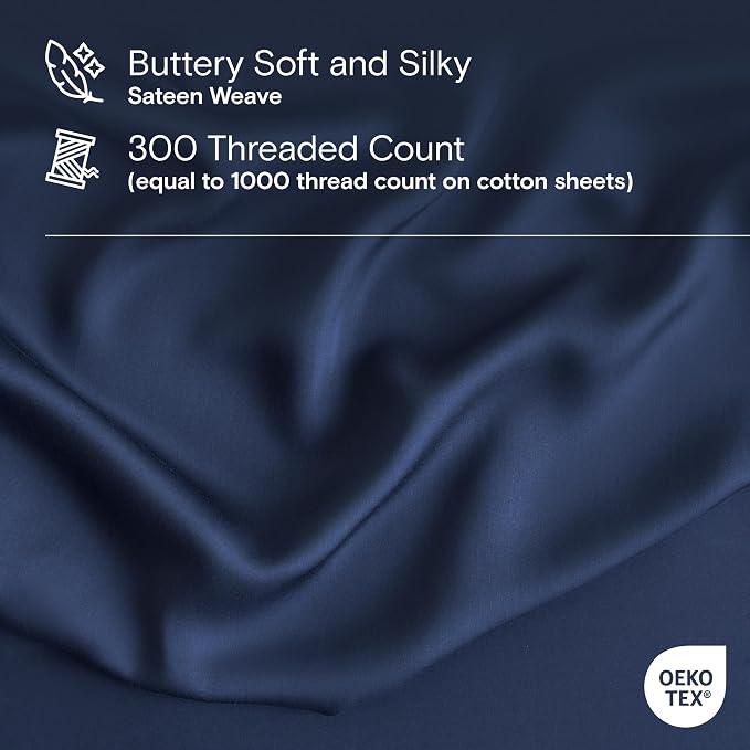 DOZ Sheet Set, 100% Viscose derived from Bamboo, Organically Grown, Buttery Soft - Image 3