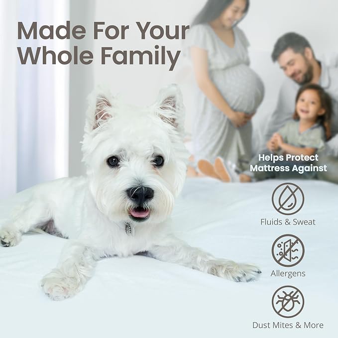 SafeRest Waterproof Mattress Protector California King Size – Absorbent - Image 4