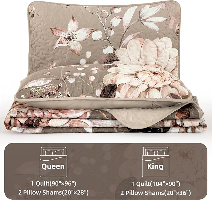 Drucon Floral Quilt Queen Size - Image 6
