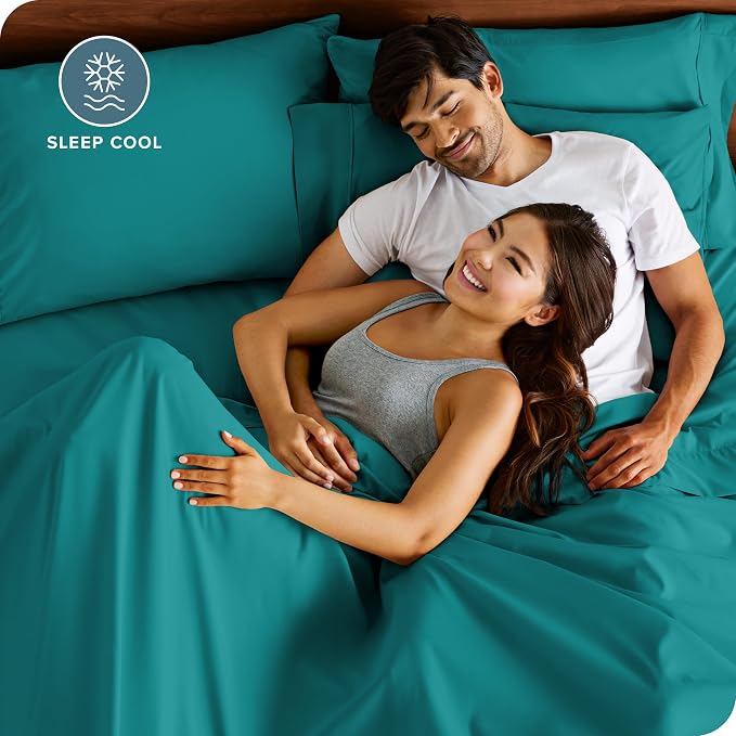 Bare Home Microfiber King Pillowcase Set of 4 - Image 3