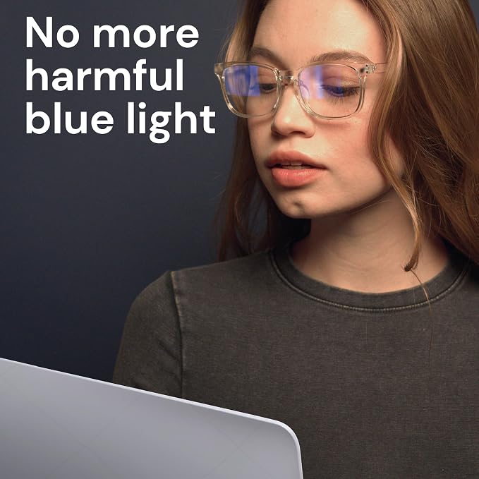 Gaoye Transparent Brown Blue Light Glasses - Image 2