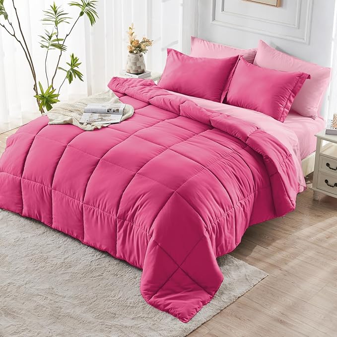 JOLLYVOGUE Twin XL Comforter Set, Ultra-Soft Bed in a Bag Twin XL Size 5 Pieces - Image 8