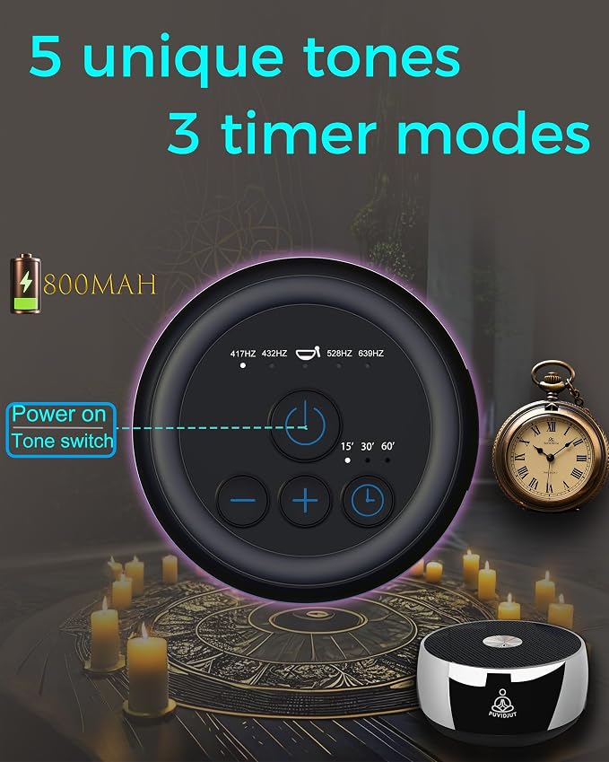 Meditation Sound Machine, Frequency Generator Instrument, PUVIDJUT Tone Device - Image 9
