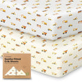 KeaBabies 2-Pack Organic Crib Sheets by KeaBabies