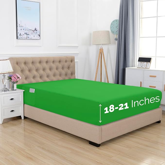 Elegant Comfort 1500 Premium Hotel Quality 18-21 Inches Deep by ELEGANTCOMFORT
