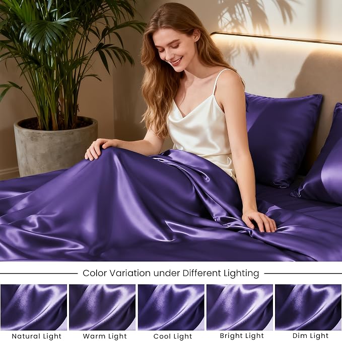 Love's cabin Satin Queen Sheets Set - Image 7