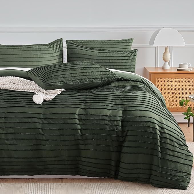 NEXHOME PRO Twin Duvet Cover, 2 Pieces Boho Tufted Duvet Cover Set, Soft and by NEXHOMEPRO