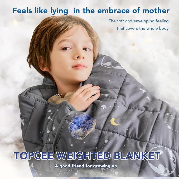 Topcee Weighted Blanket Cooling Throw Heavy Blanket - Image 3