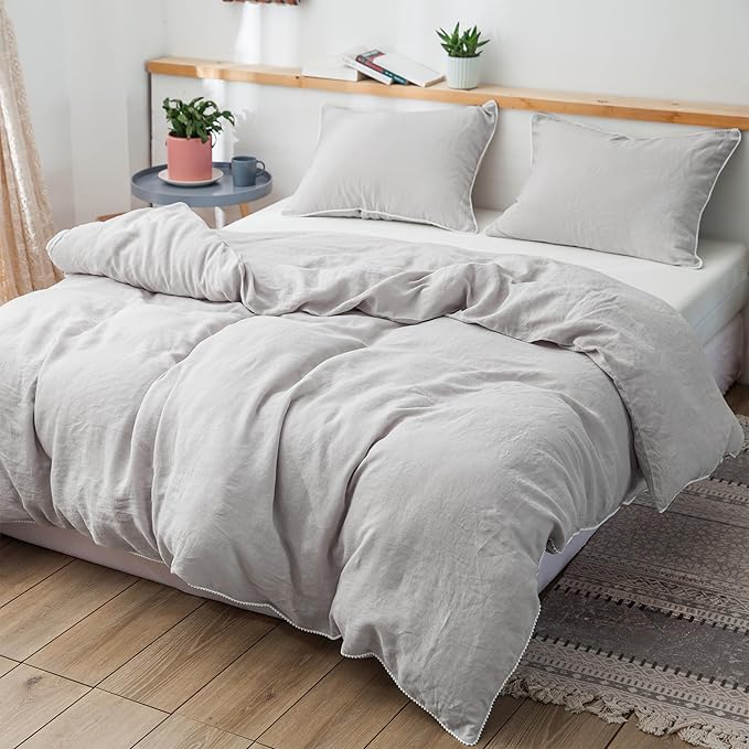 Simple&Opulence 100% Washed Linen Duvet Cover by SimpleOpulence