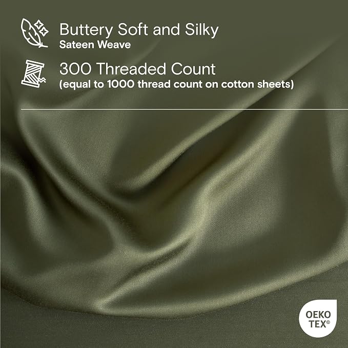 DOZ Sheet Set, 100% Viscose derived from Bamboo, Organically Grown, Buttery Soft - Image 3