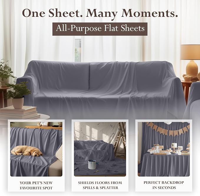 Utopia Bedding Flat Sheet - Image 5