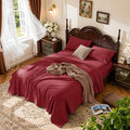 LBRO2M 100% Cotton Sheets Set Deep Pocket 19", 1000 Thread Count California by LBRO2MBedding