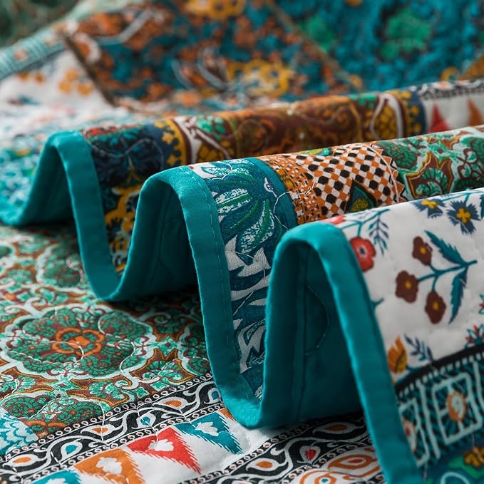 BEDIFANY Cotton King Size Quilt Set, Lightweight Bedspread King Coverlet - Image 4