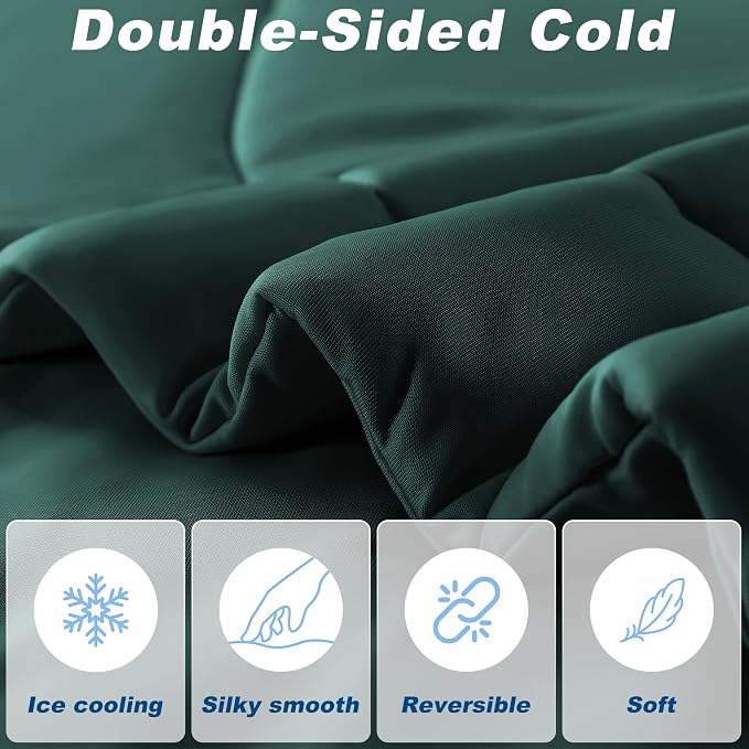 Cooling Comforter King Size, Double-Sided Cold Tech Quilted Bed Comforters - Image 3