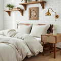 Simple&Opulence 100% Linen Duvet Cover Set 3pcs Basic Style Natural French by SimpleOpulence