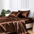 MR&HM Satin Bed Sheets, King Size Sheets Set by MRHM